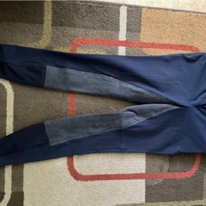 ROMFH Sarafina full seat breeches, 28L, navy/gray